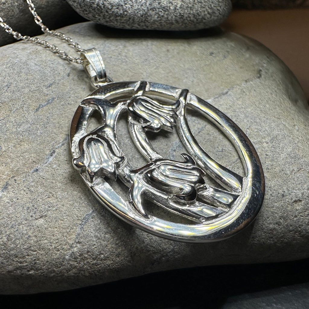 Springsong Scottish Bluebell Necklace - Handmade in Scotland
