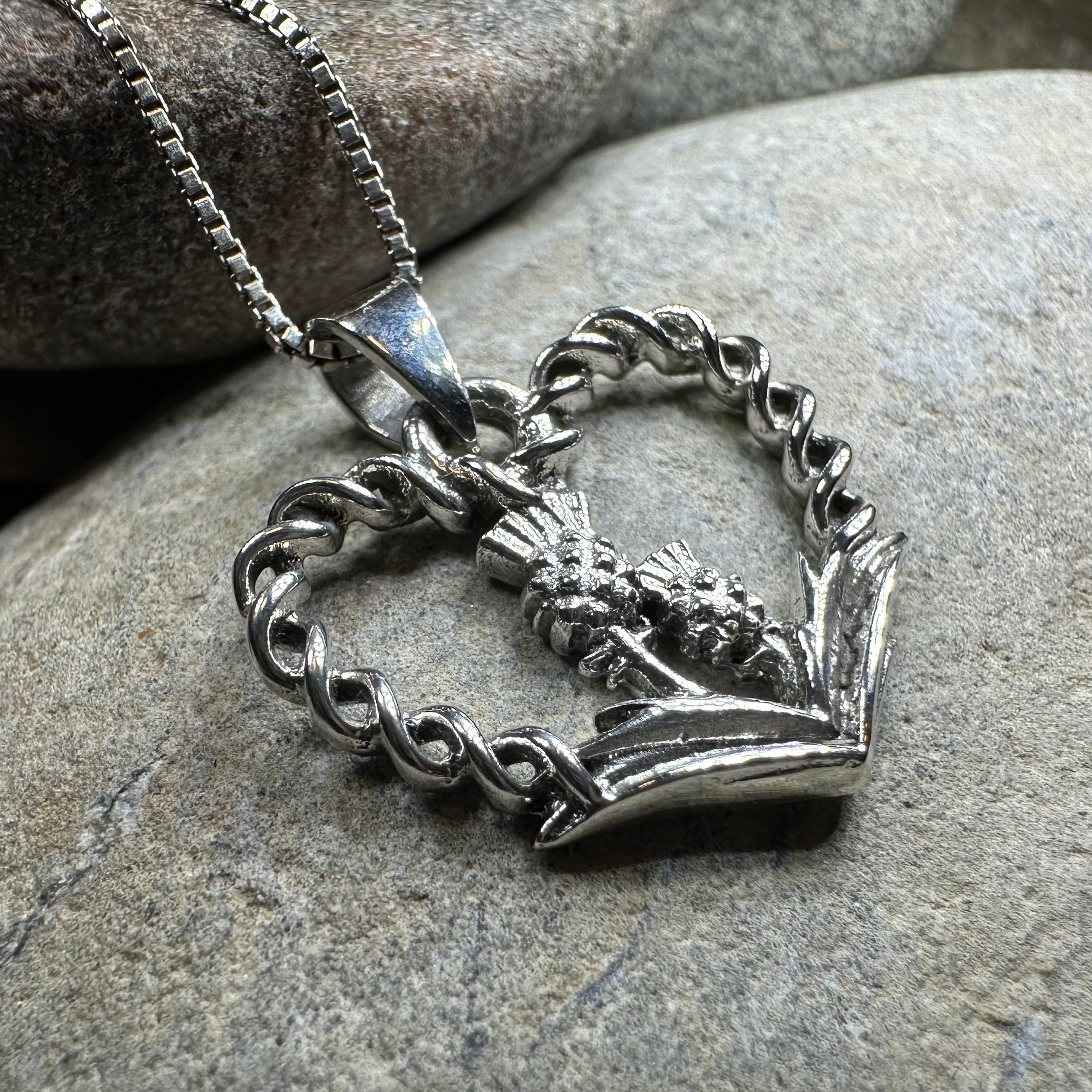 Thistle Heart Necklace