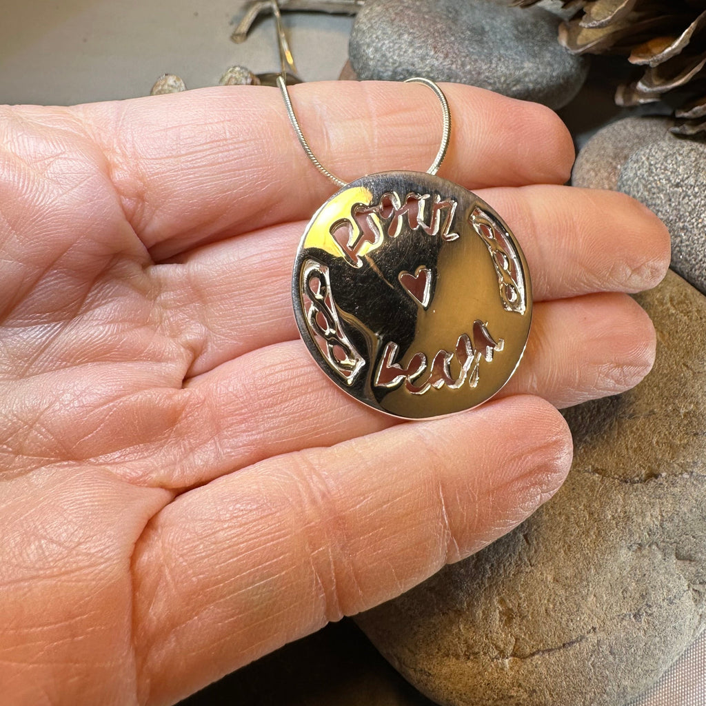 Scottish Gaelic "Little Kisses" Necklace - Handmade in Scotland