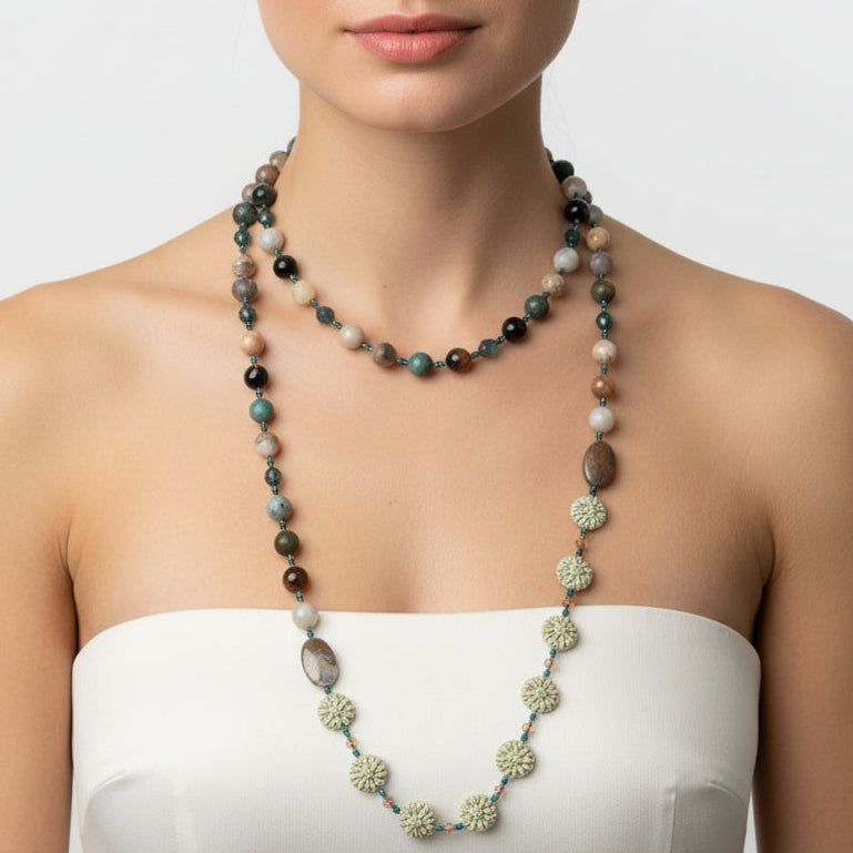 Autumn Morning Long Necklace