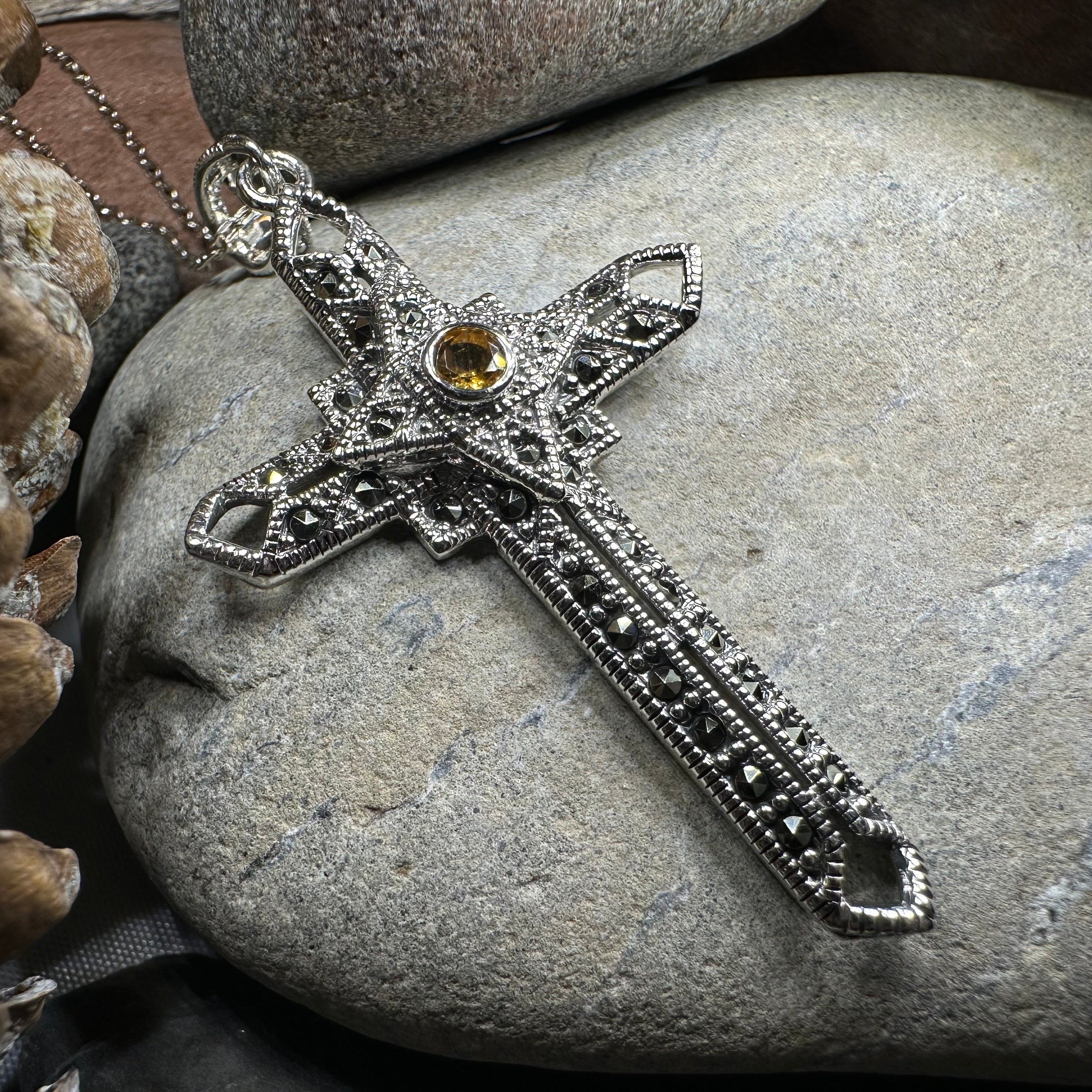 Wyn Celtic Cross Necklace