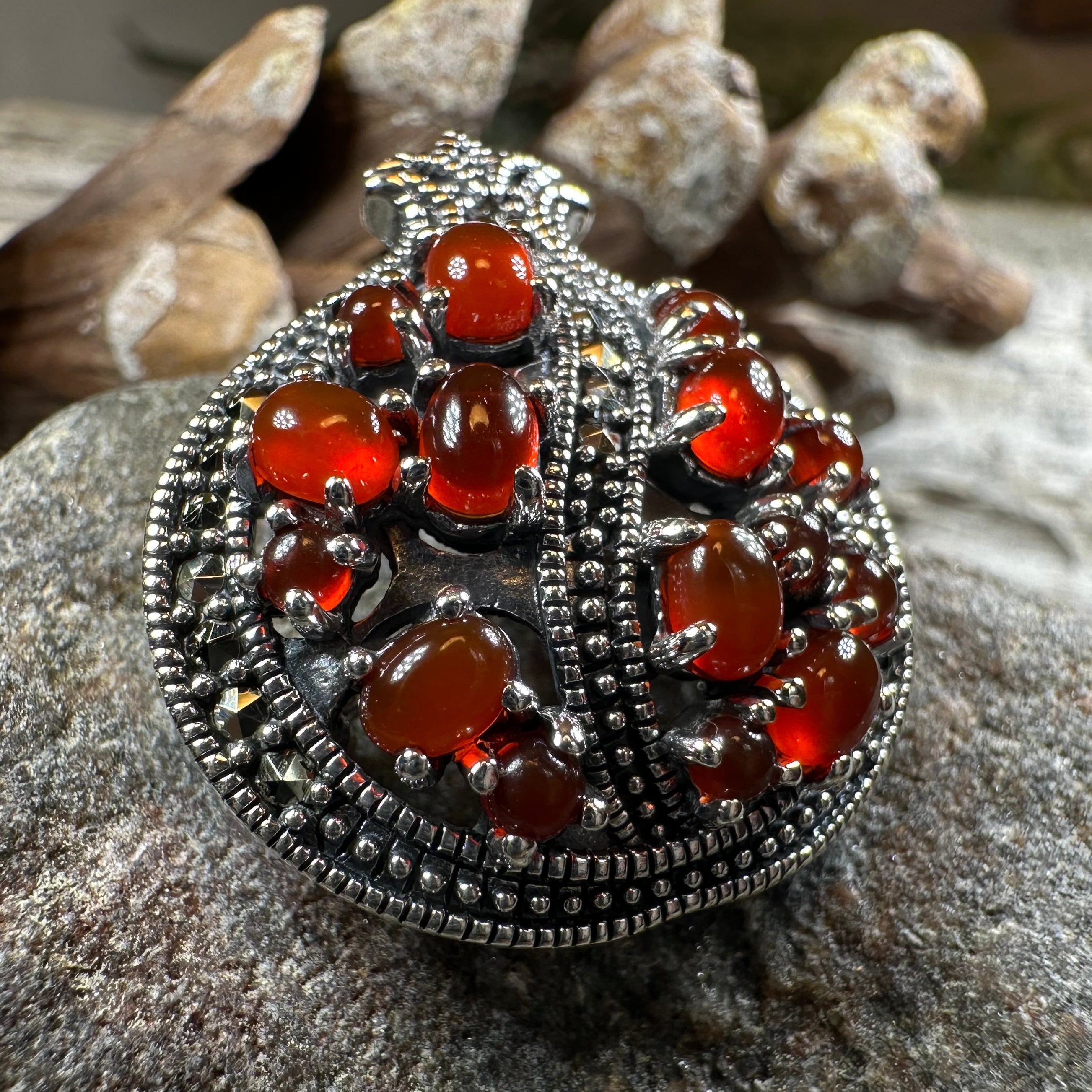 Ripe Pomegranate Brooch