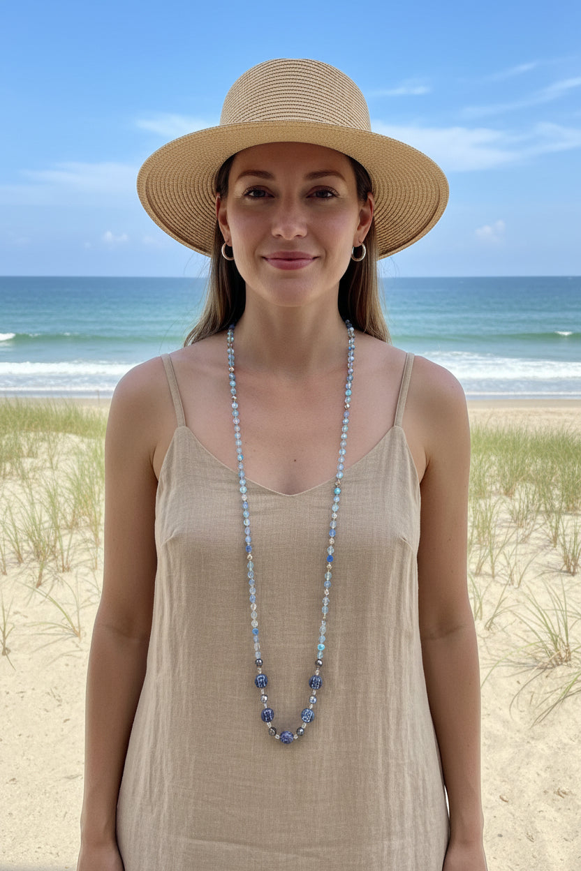 Athena Owl Long Necklace