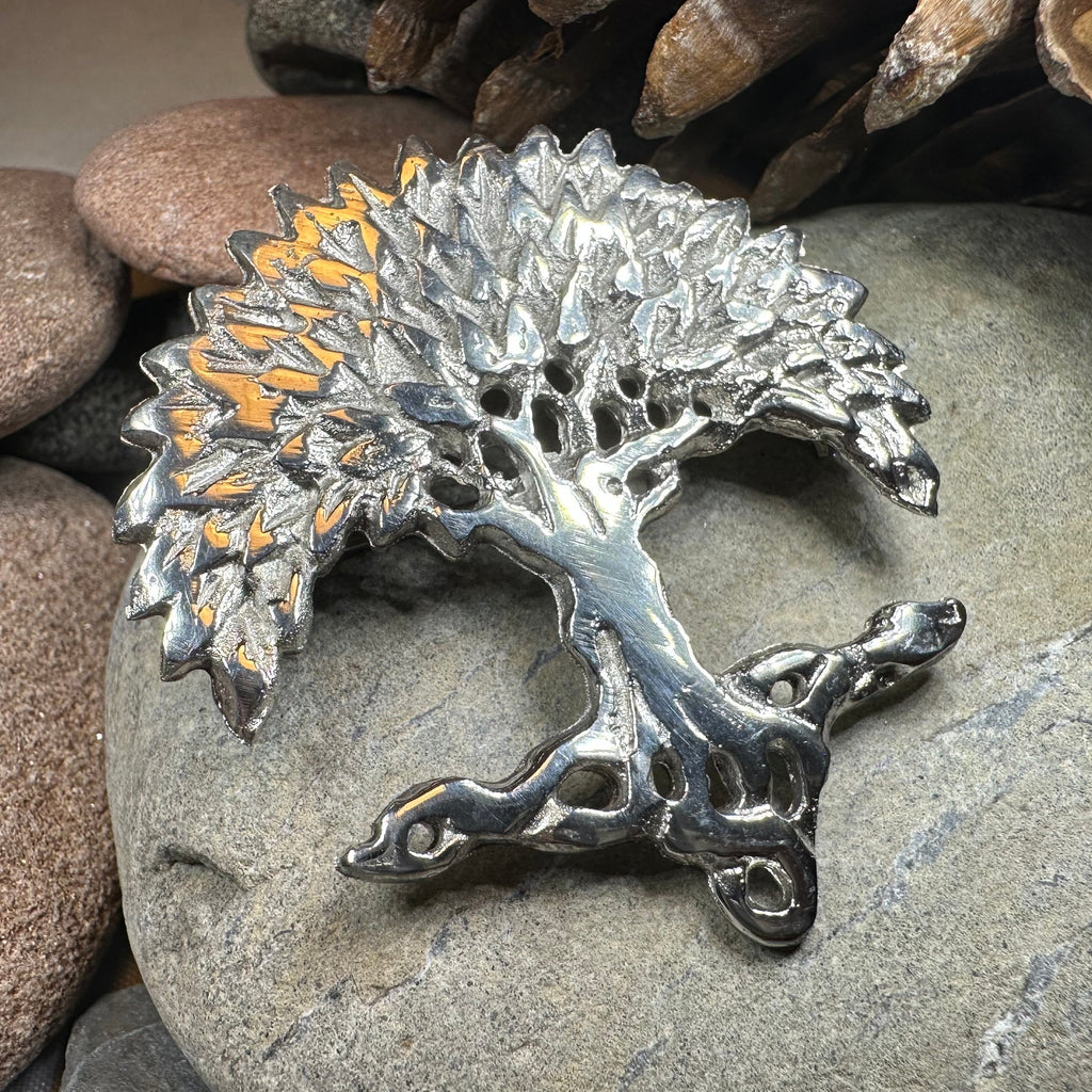 Scottish Tree of Life Brooch - Handmade in Scotland