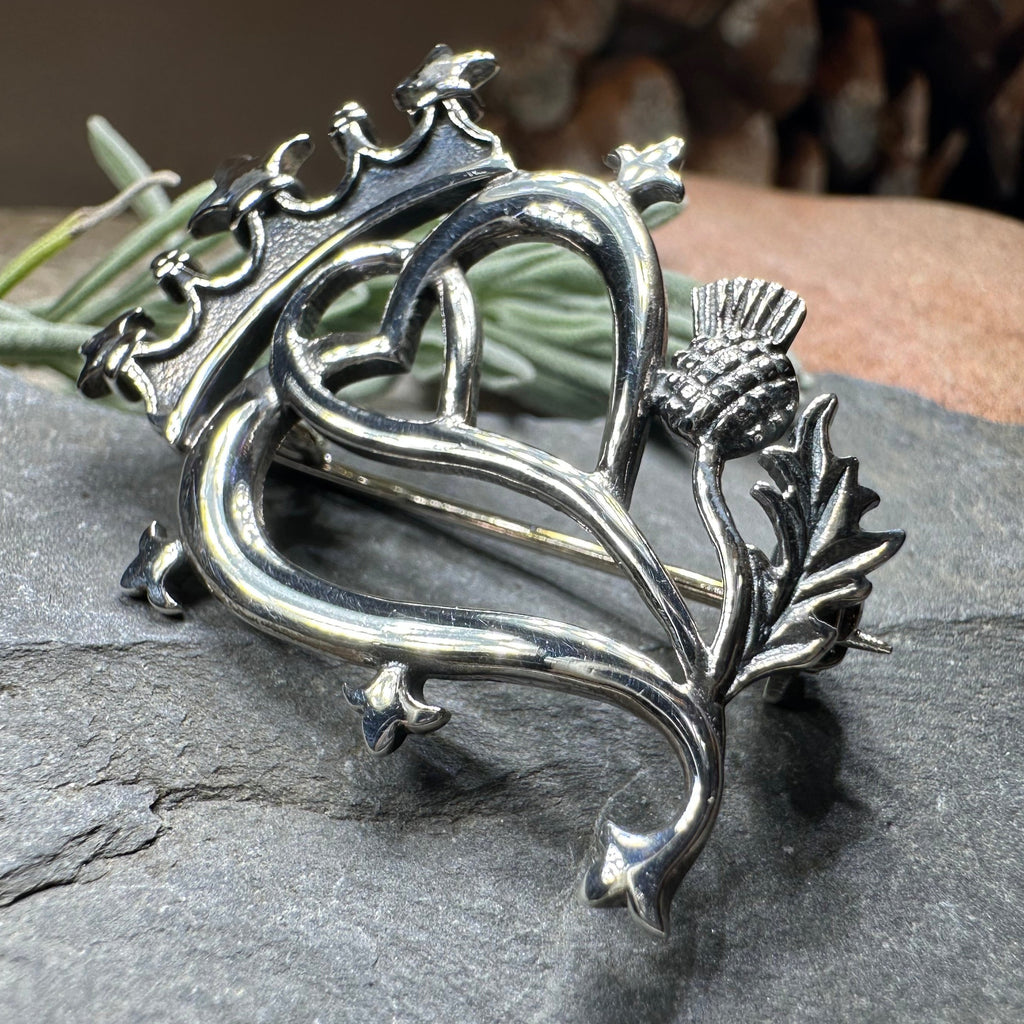 Sweetheart Luckenbooth Brooch - Handmade in Scotland