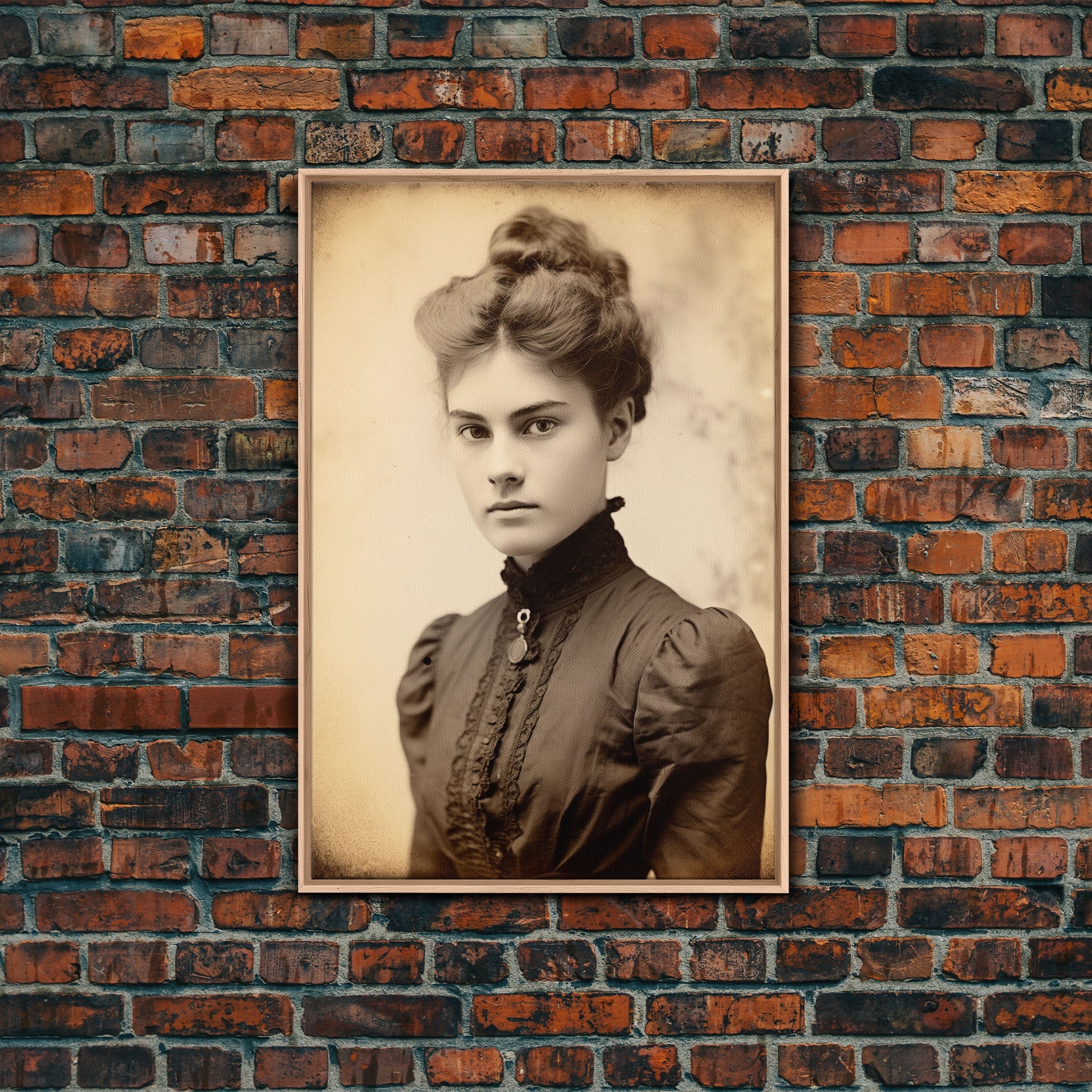 Antique Photograph, Victorian Portrait, Victorian Photos, Canvas Print, Wall Art, Vertical Print, Home Decor Prints, Vintage Wall Art