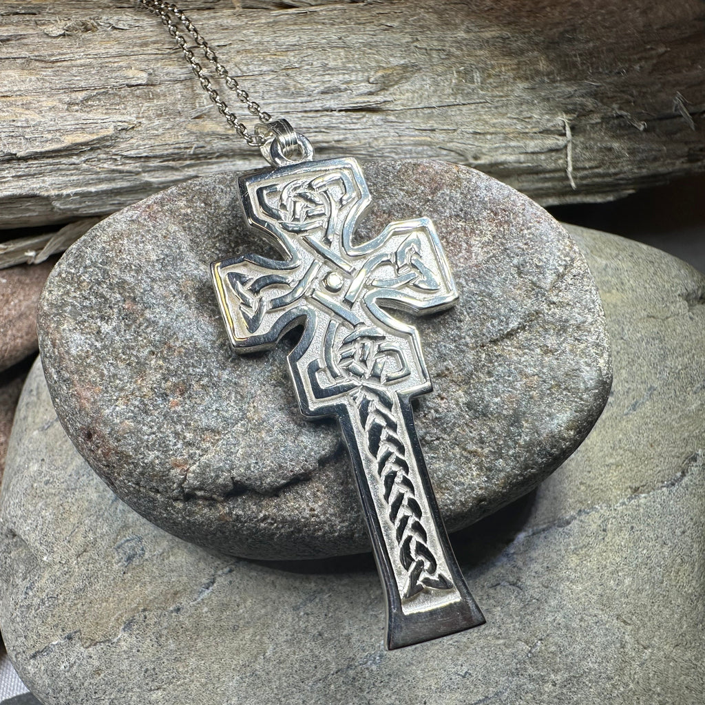 Mura Scottish Celtic Cross Necklace - Handmade in Scotland