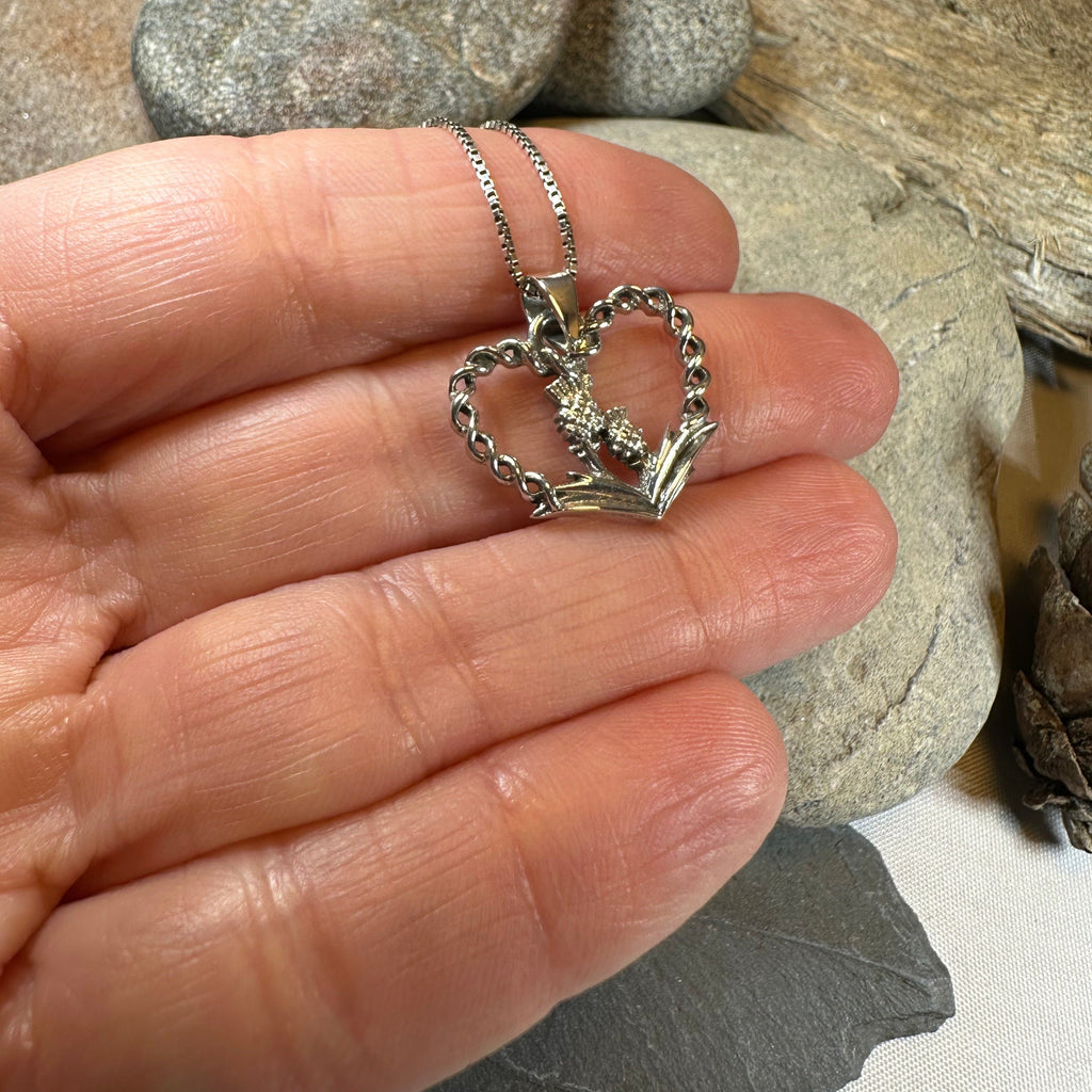 Thistle Heart Necklace
