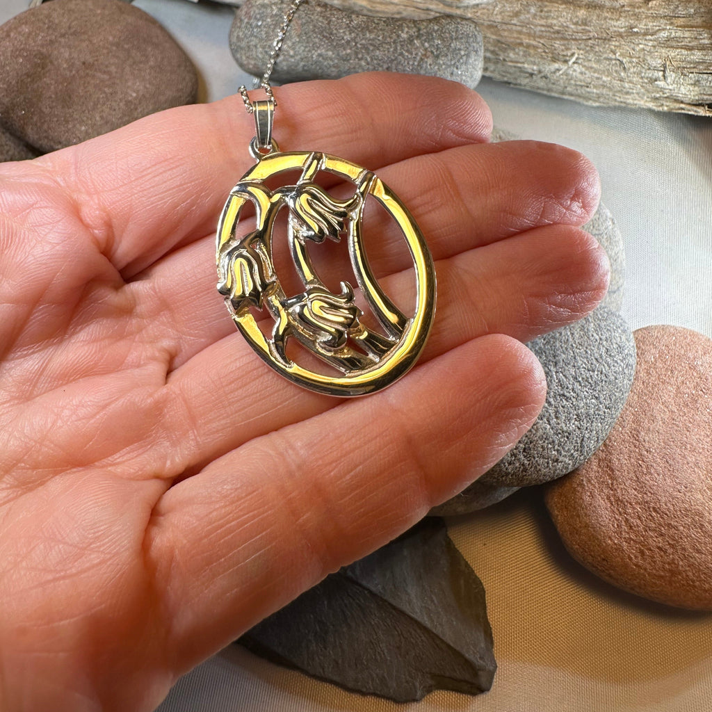 Springsong Scottish Bluebell Necklace - Handmade in Scotland