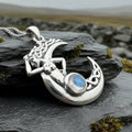 Gealach Moon Goddess Necklace with Moonstone