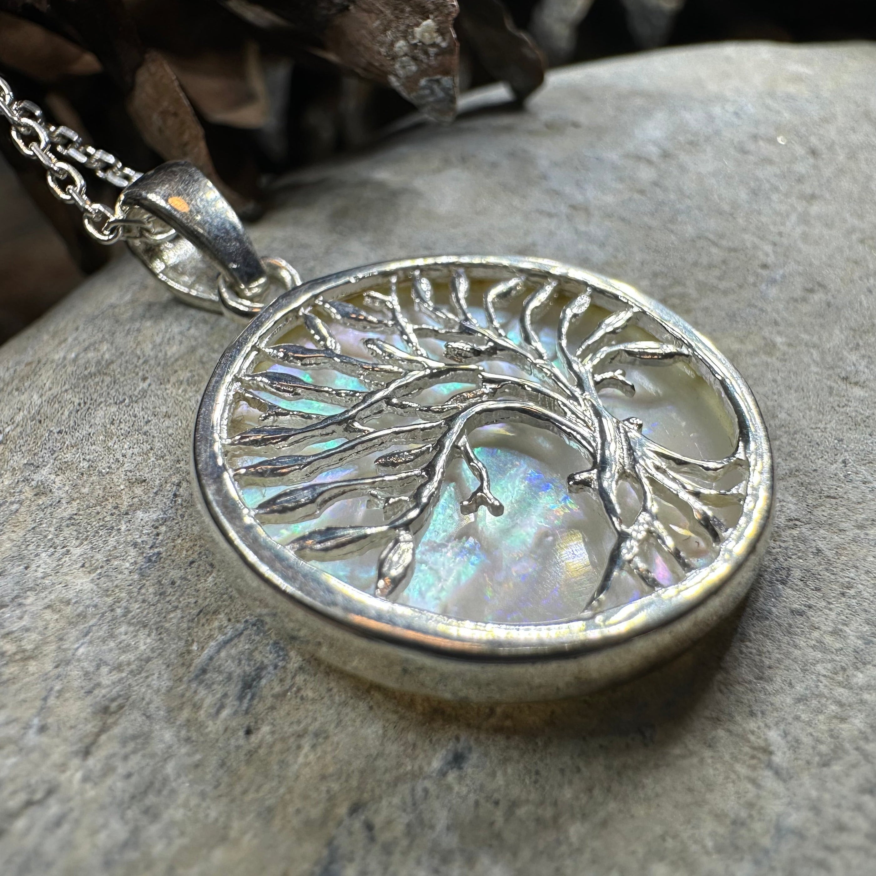 Aila Tree of Life Necklace in Sterling Silver