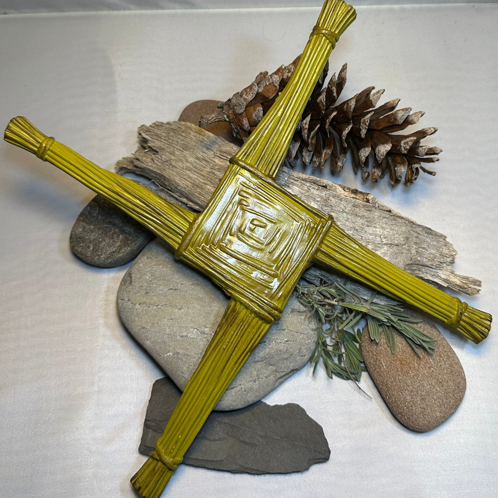 Saint Brigid's Celtic Cross Wall Plaque