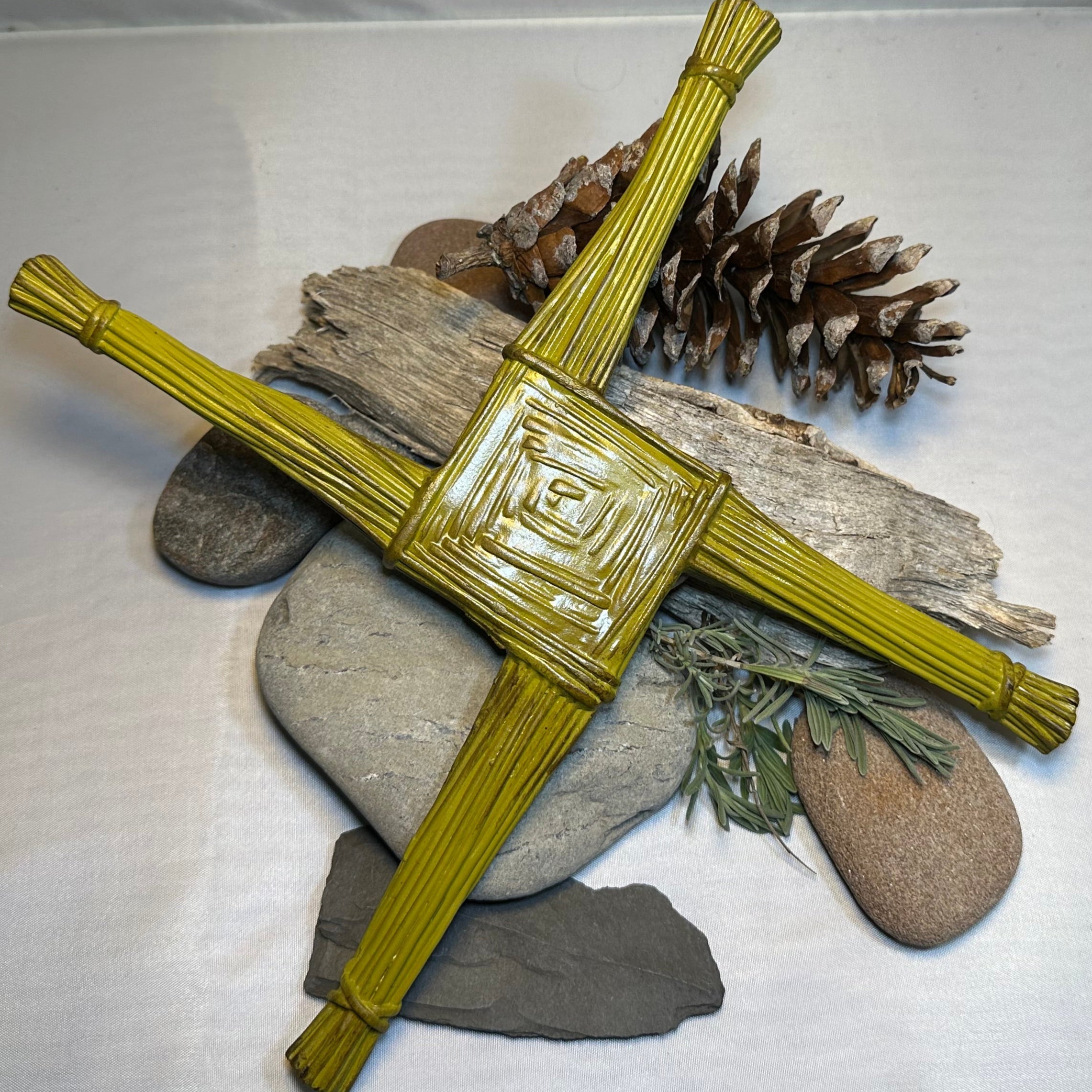 Saint Brigid's Celtic Cross Wall Plaque