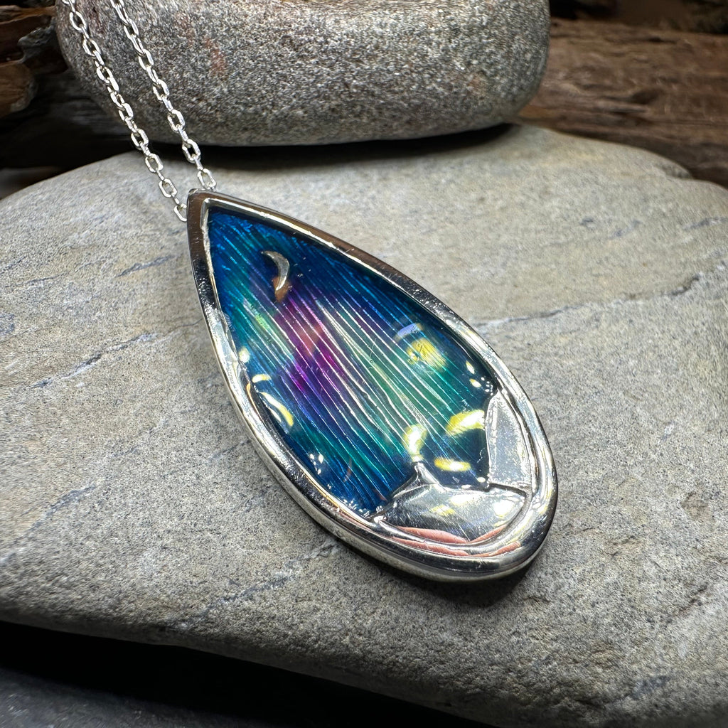 Northern Lights Sky Necklace - Handmade in Scotland