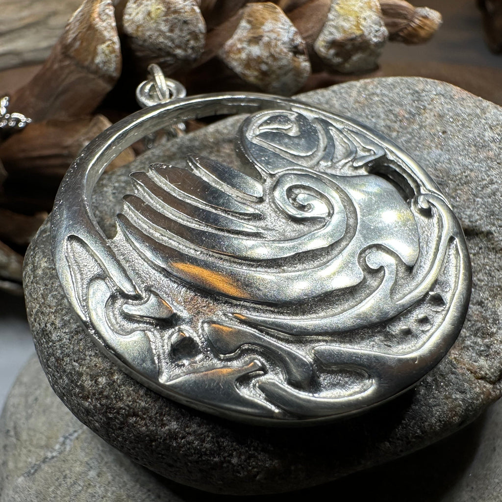 Celtic Puffin Necklace - Handmade in Scotland