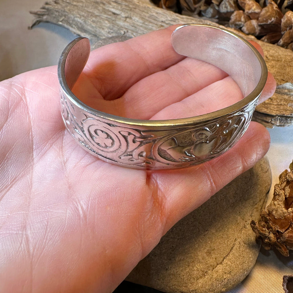 Galway Claddagh Cuff Bracelet for Women