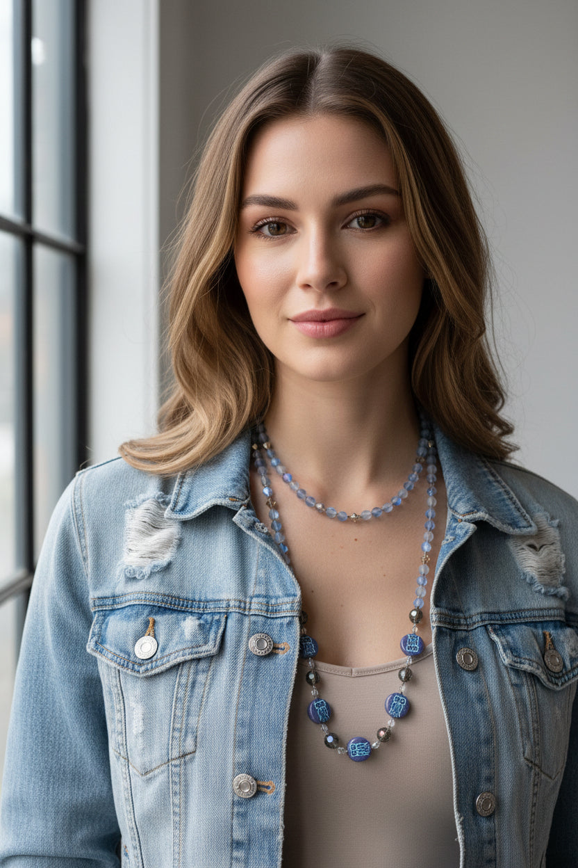 Athena Owl Long Necklace