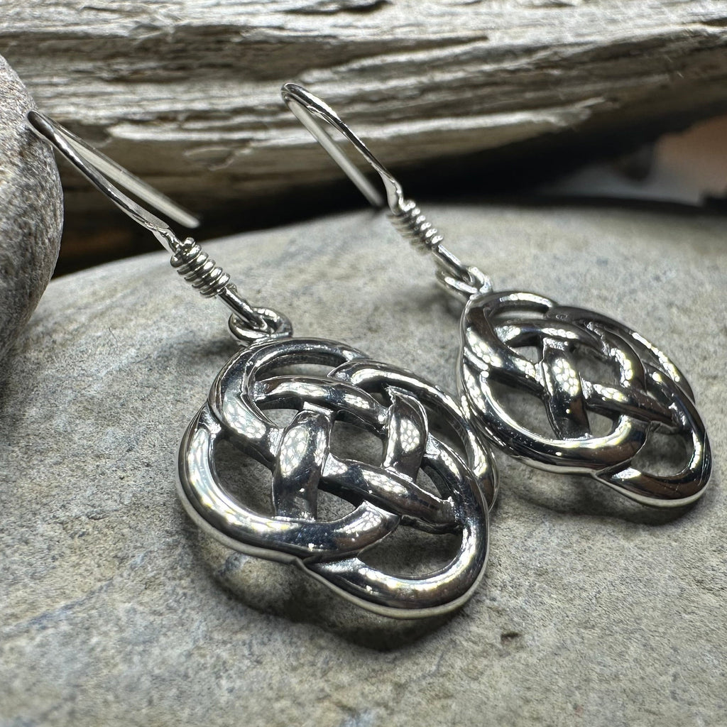 Classic Celtic Dara Knot Earrings