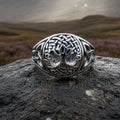 Lorna Celtic Tree of Life Ring in Sterling Silver