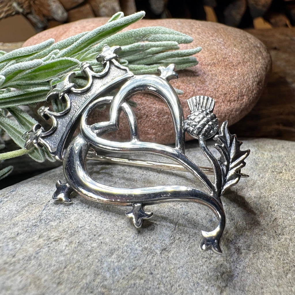 Sweetheart Luckenbooth Brooch - Handmade in Scotland
