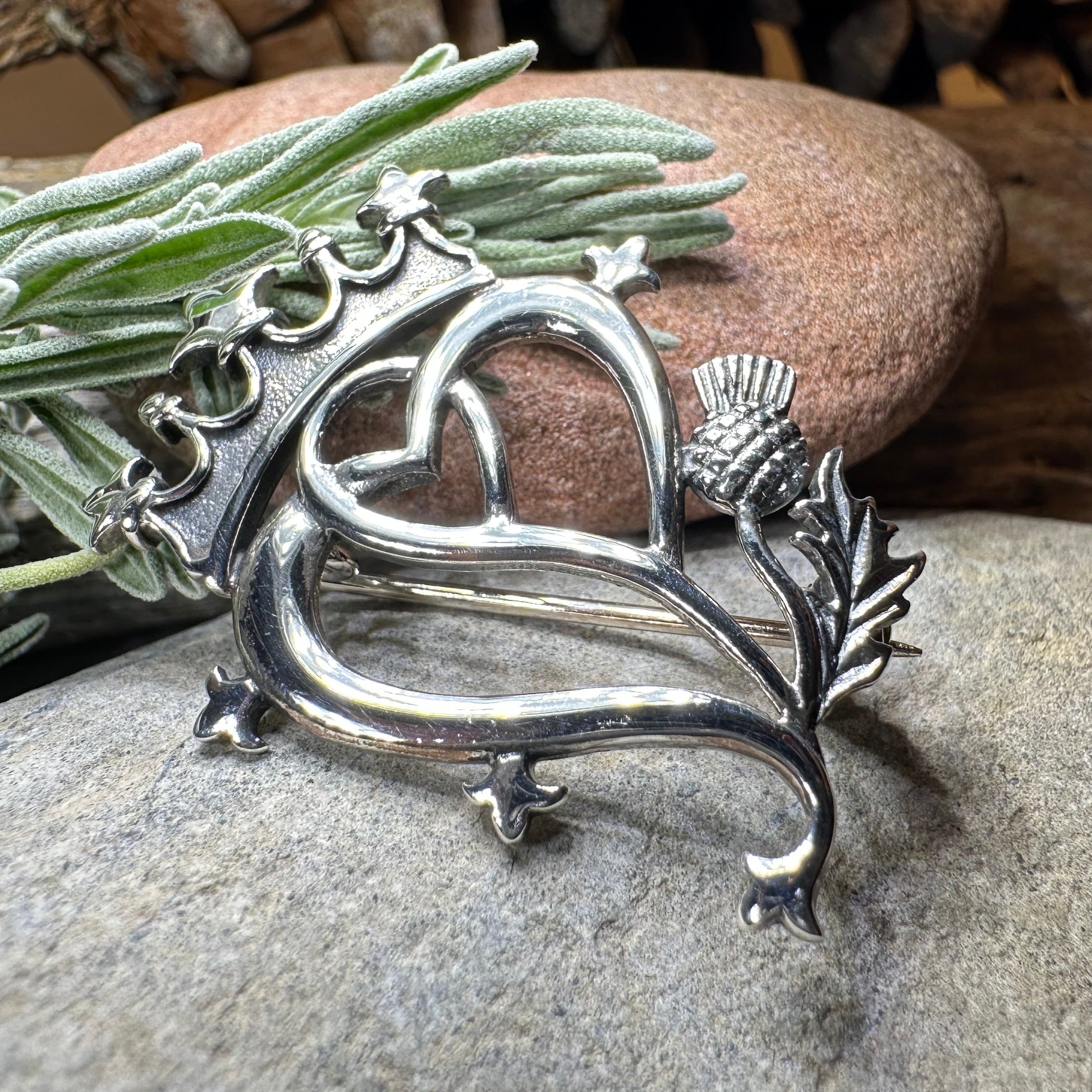 Sweetheart Luckenbooth Brooch - Handmade in Scotland