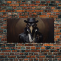 Creepy Clown Art, Halloween Prints, Framed Canvas Wall Decor, Clown Decor, Halloween Wall Art