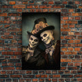 Dark Fantasy, Goth Wall Art, Gothic Wall Decor, Spooky Art, Creepy Wall Art, Canvas Print, Wall Art, Vertical Print, Home Decor, Room Decor