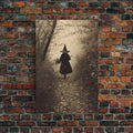 Witchy Wall Art, Dark Portrait, Spooky Halloween, Occult Art, Dark Fantasy, Canvas Print, Wall Art, Vertical Print, Home Decor, Wall Decor