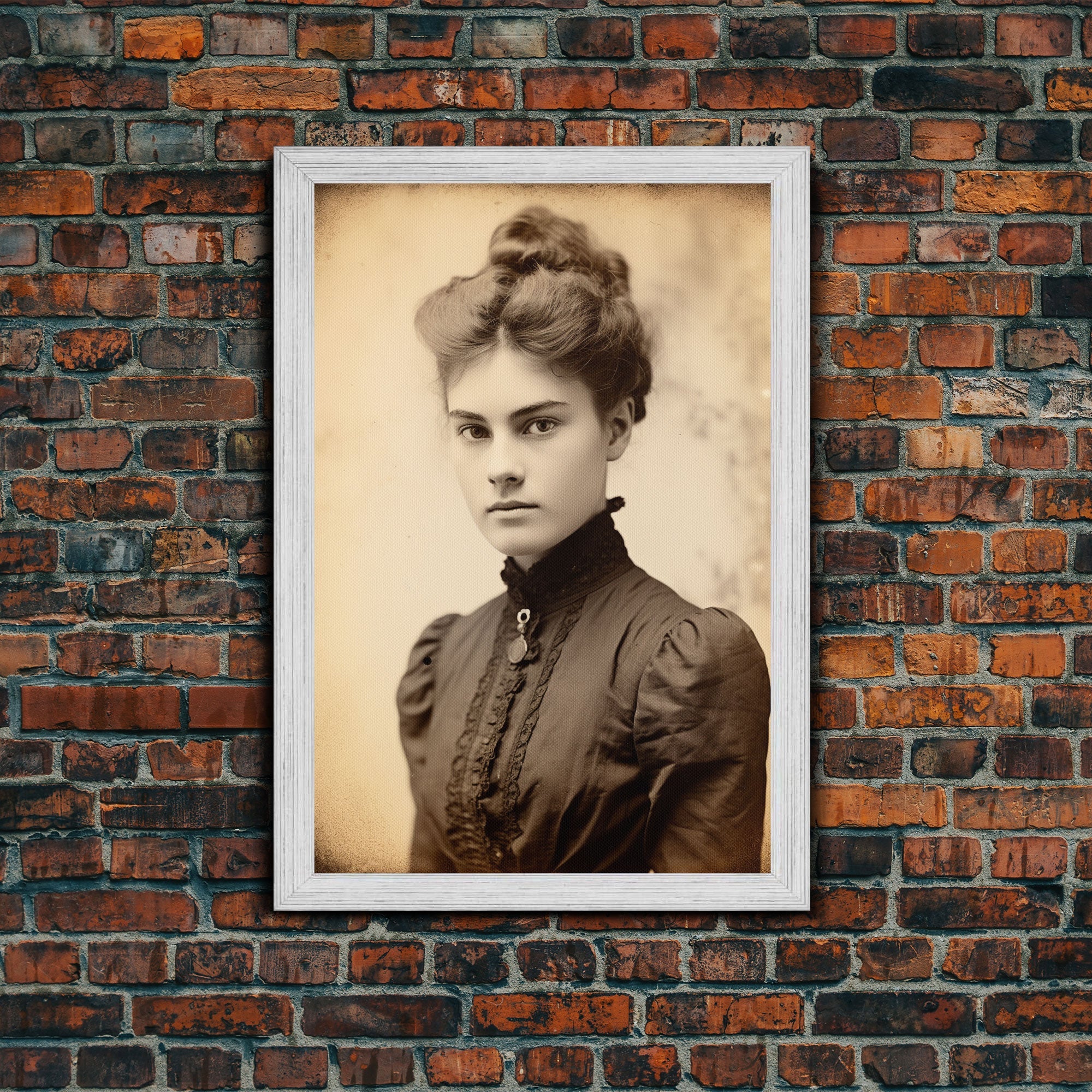 Antique Photograph, Victorian Portrait, Victorian Photos, Canvas Print, Wall Art, Vertical Print, Home Decor Prints, Vintage Wall Art