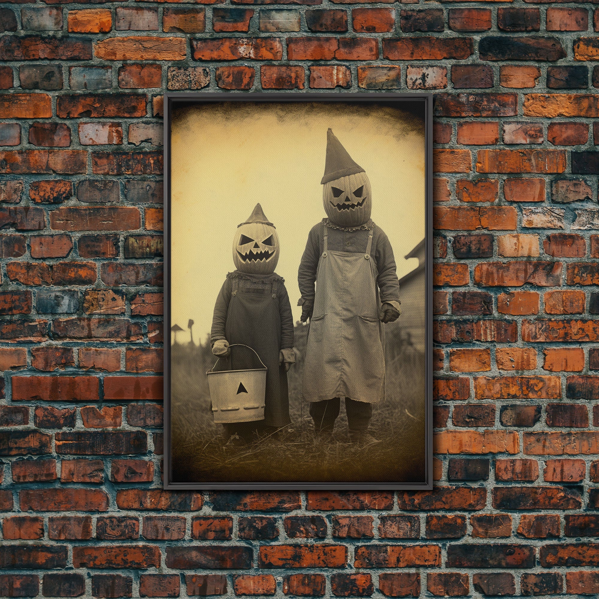 Horror Decor, Spooky Room Decor, Spooky Halloween, Dark Wall Art, Occult Art, Canvas Print, Wall Art, Vertical Print, Home Decor, Wall Decor