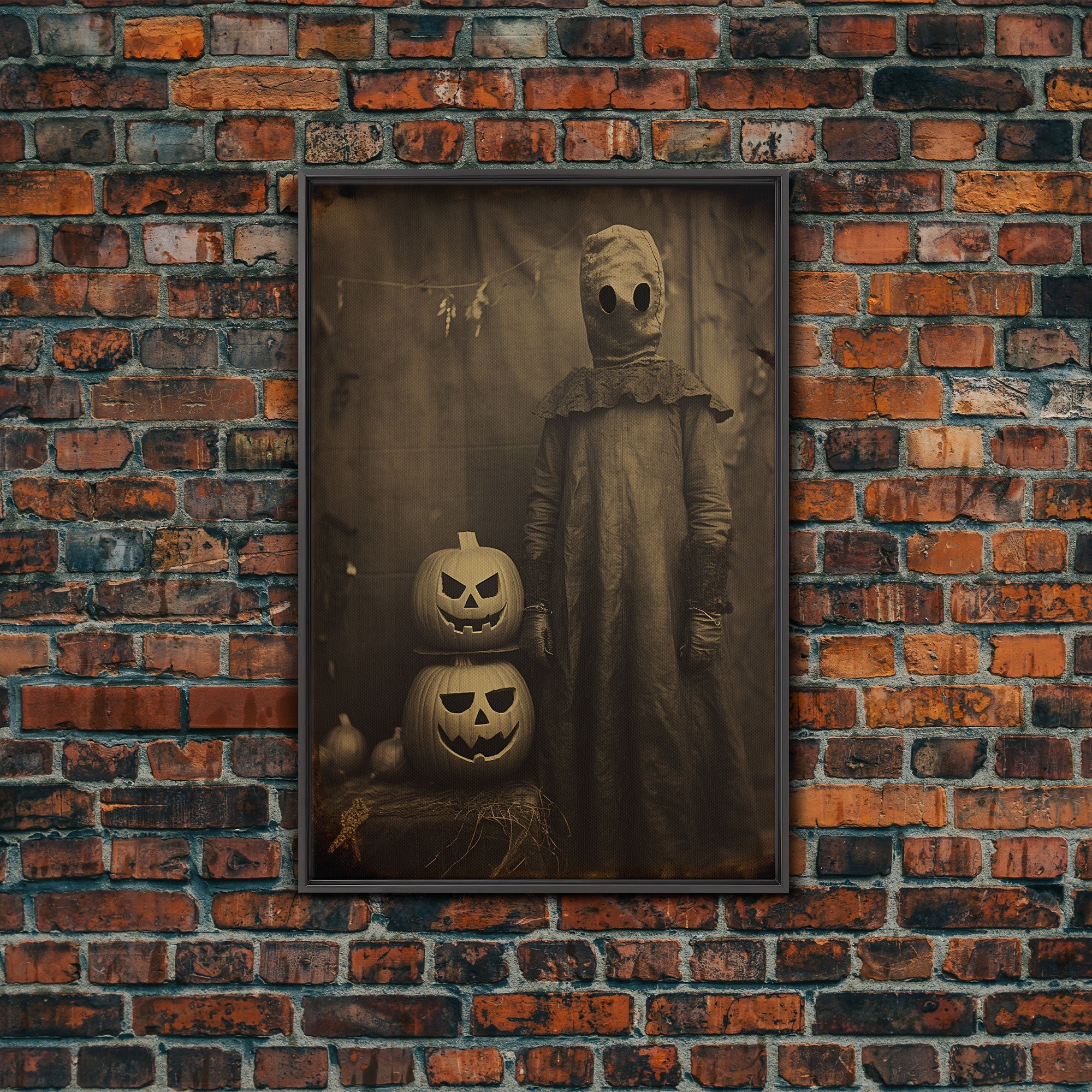 Black And White Art, Halloween Wall Art, Horror Decor, Dark Art Print, Canvas Print, Wall Art, Vertical Print, Home Decor, Wall Decor