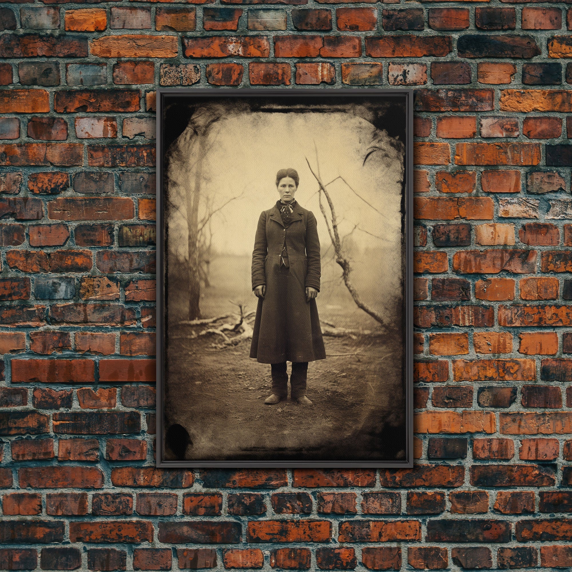 Vintage Print, Victorian Wall Art, Antique Photograph, Canvas Print, Wall Art, Vertical Print, Vintage Wall Art, Gaming Wall Decor, RV Decor