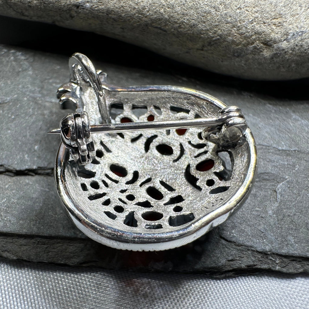 Ripe Pomegranate Brooch