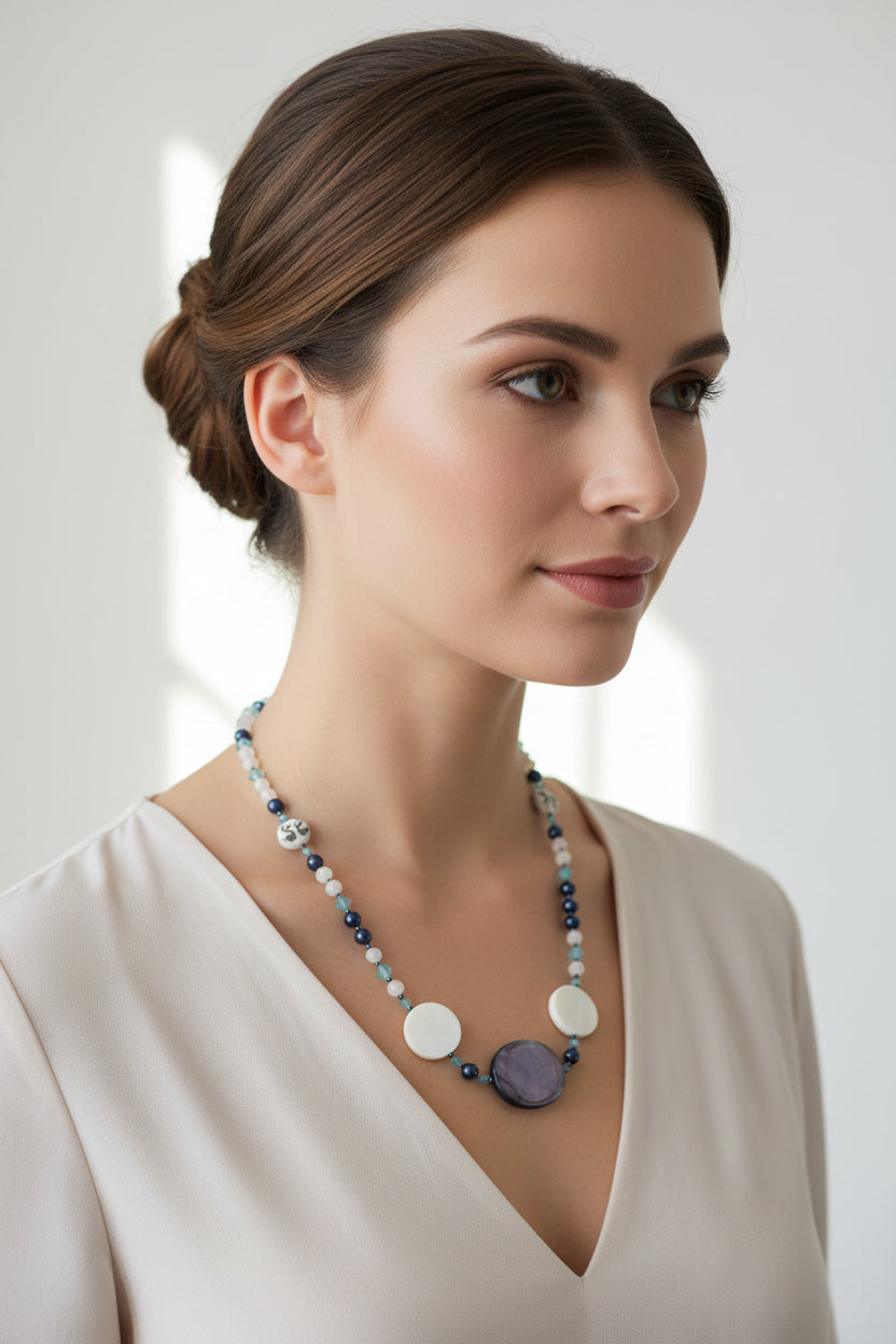 Harbor Dawn Seashell Necklace