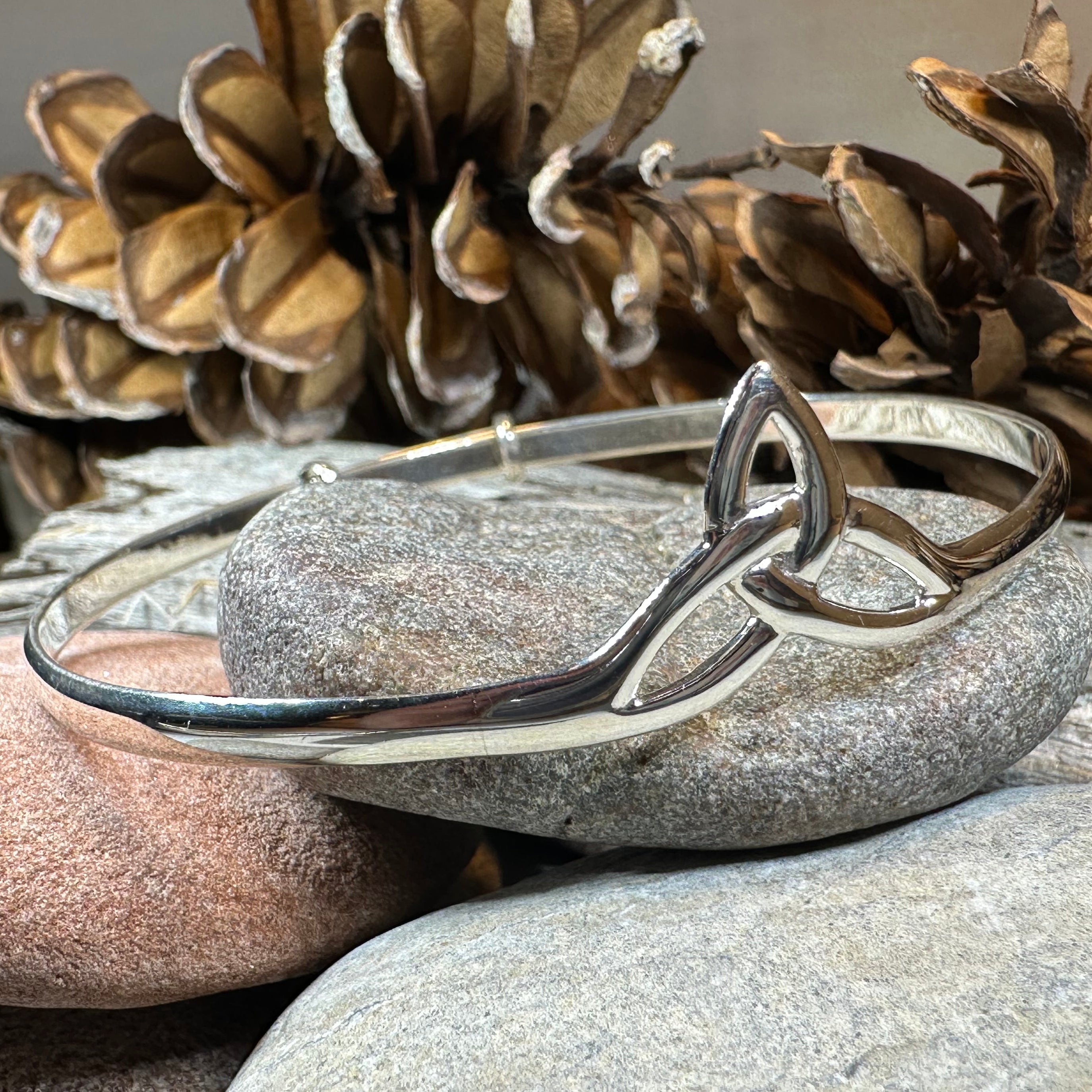 Triquetra Silver Bracelet
