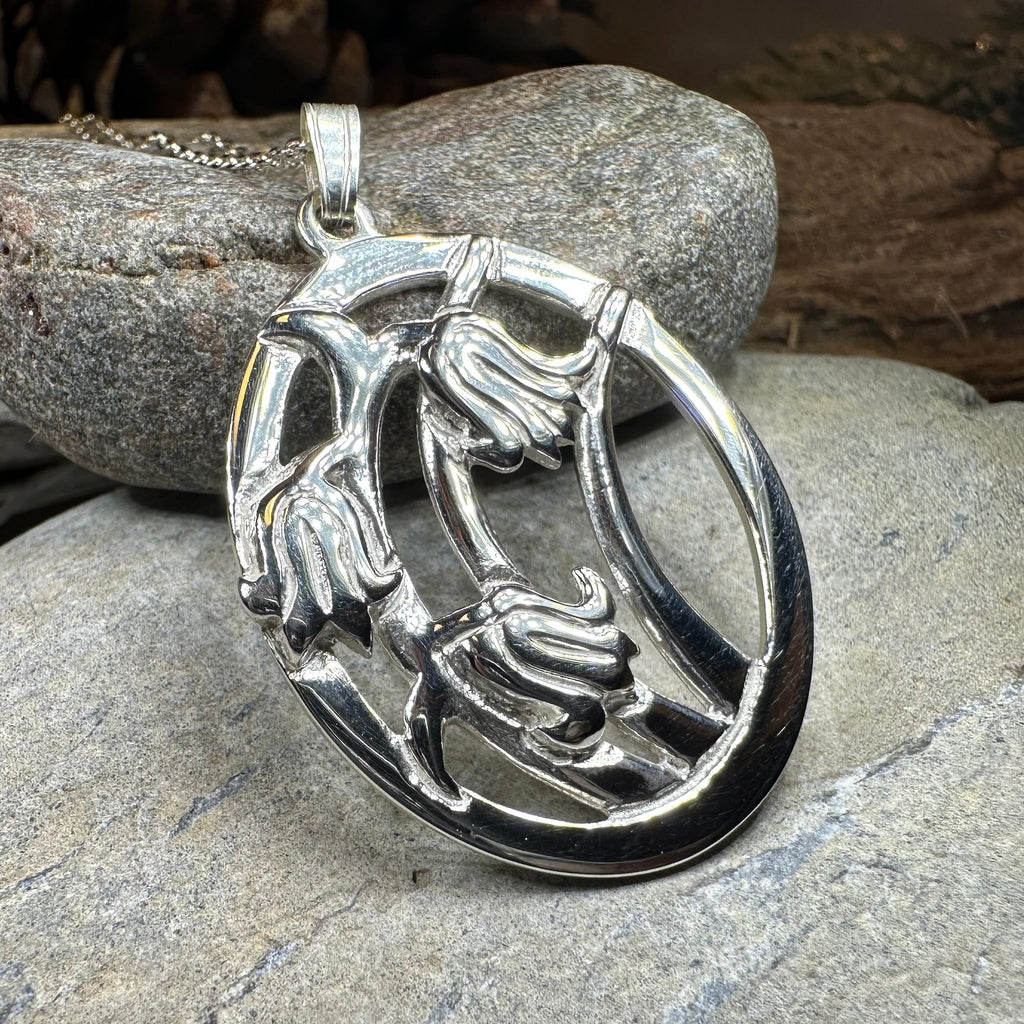 Springsong Scottish Bluebell Necklace - Handmade in Scotland