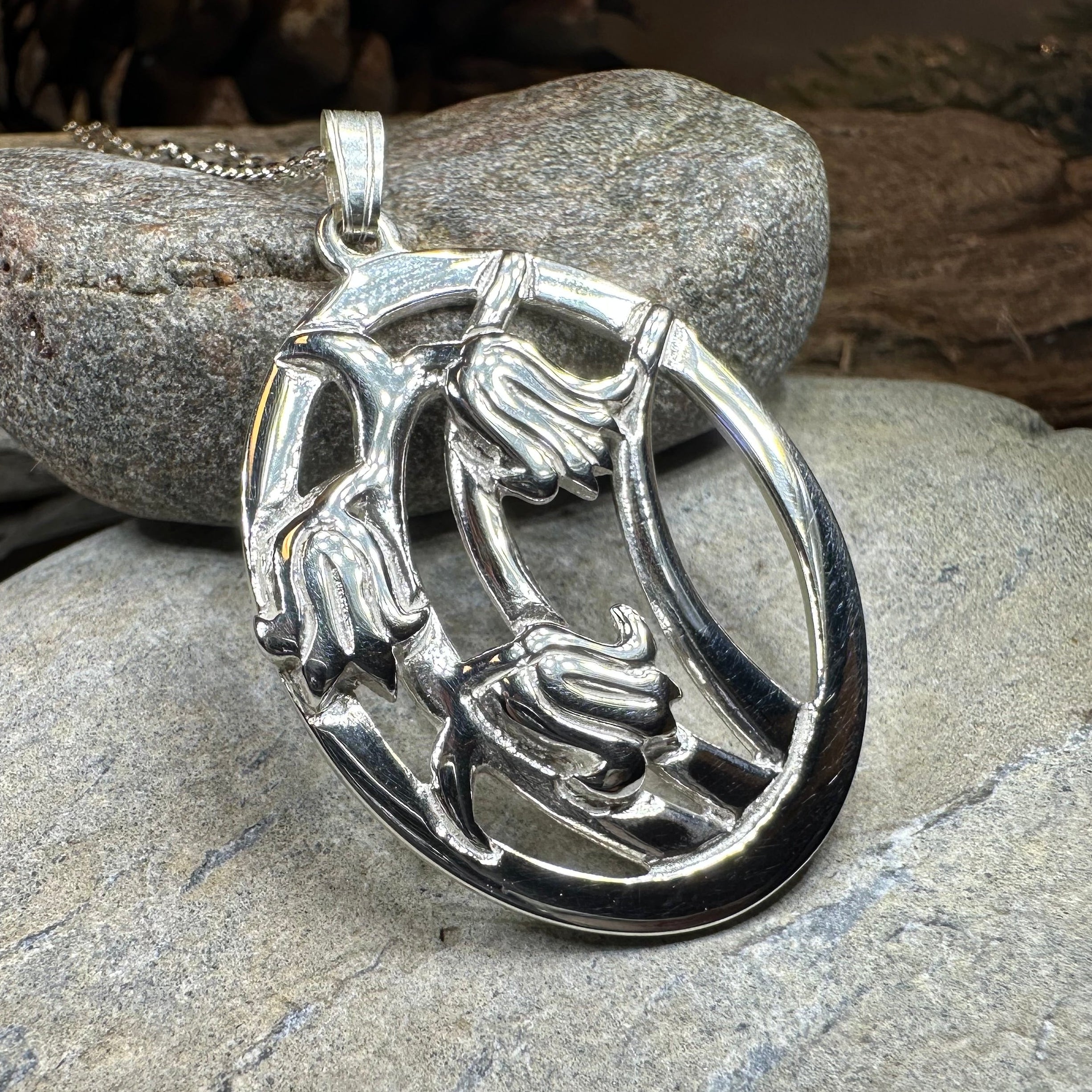Springsong Scottish Bluebell Necklace - Handmade in Scotland
