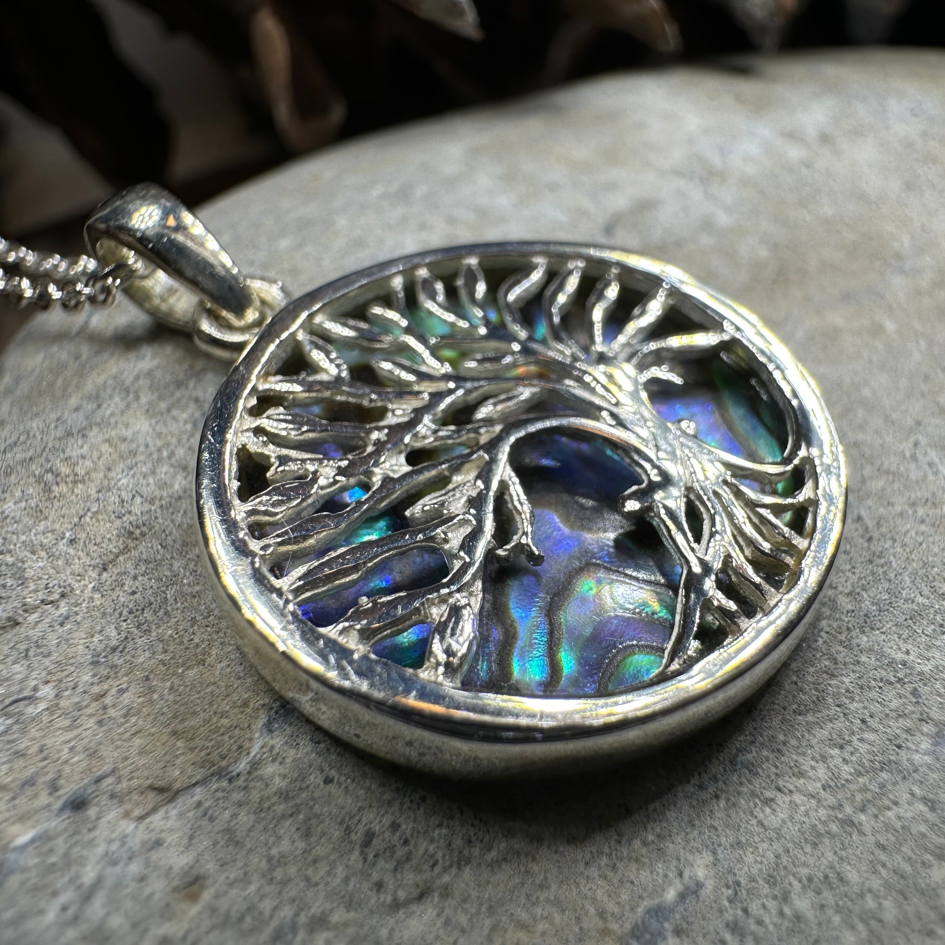 Aila Tree of Life Necklace in Sterling Silver