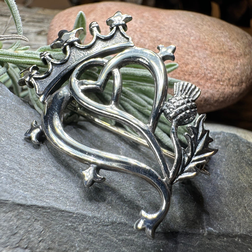 Sweetheart Luckenbooth Brooch - Handmade in Scotland