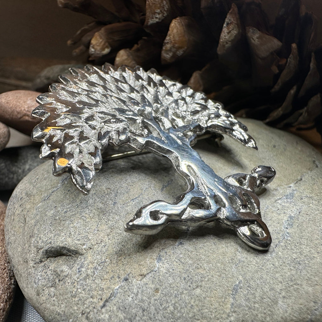 Scottish Tree of Life Brooch - Handmade in Scotland