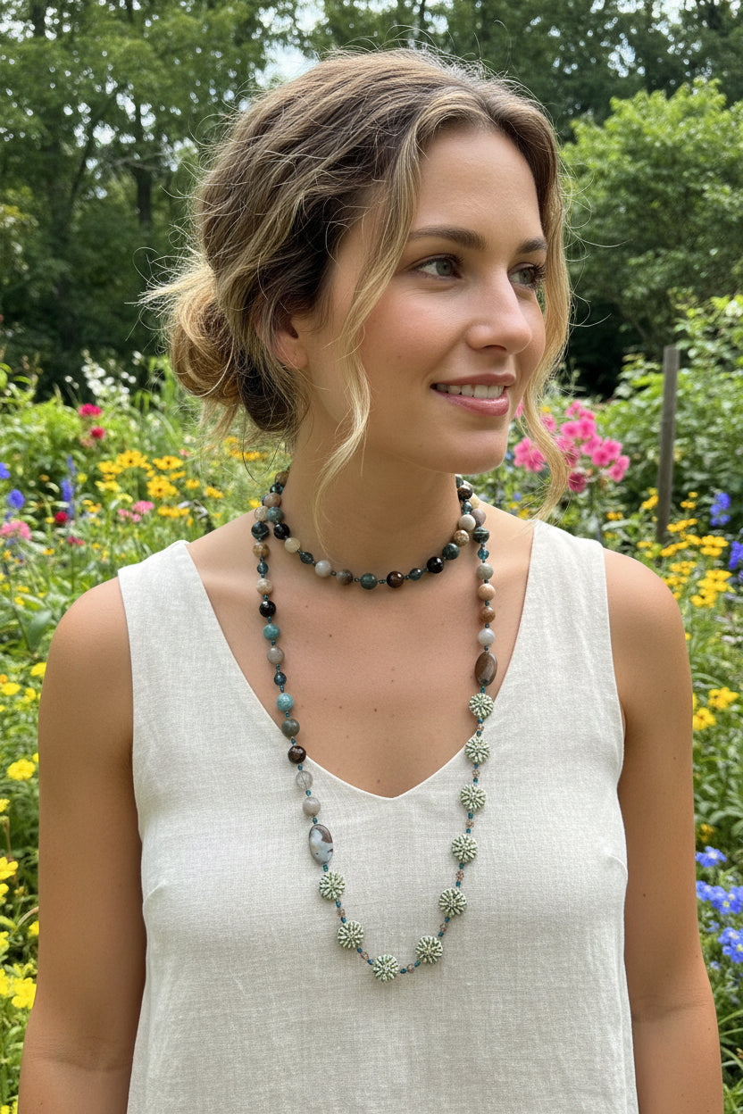 Autumn Morning Long Necklace