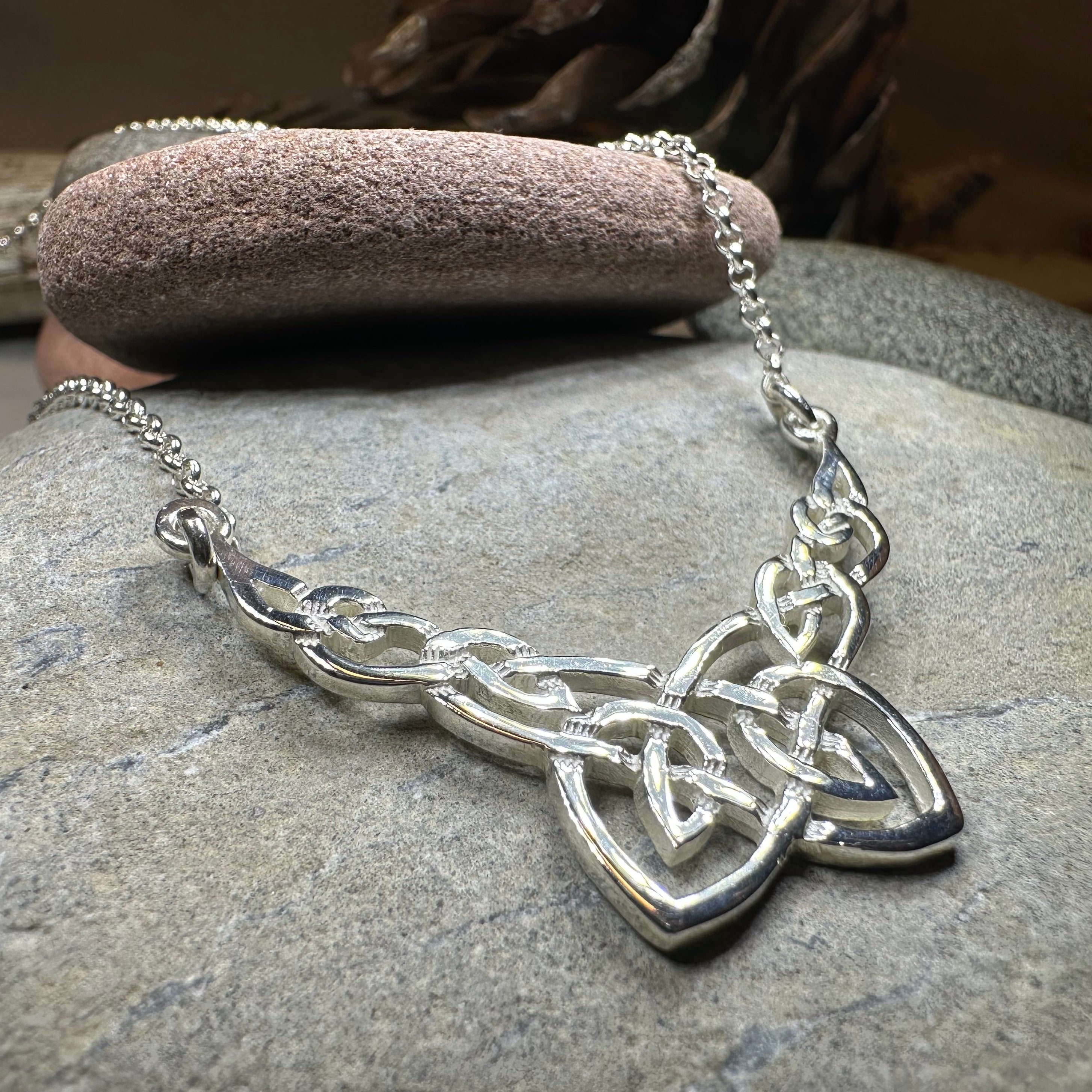 Trina Celtic Knot Necklace - Handmade in Scotland