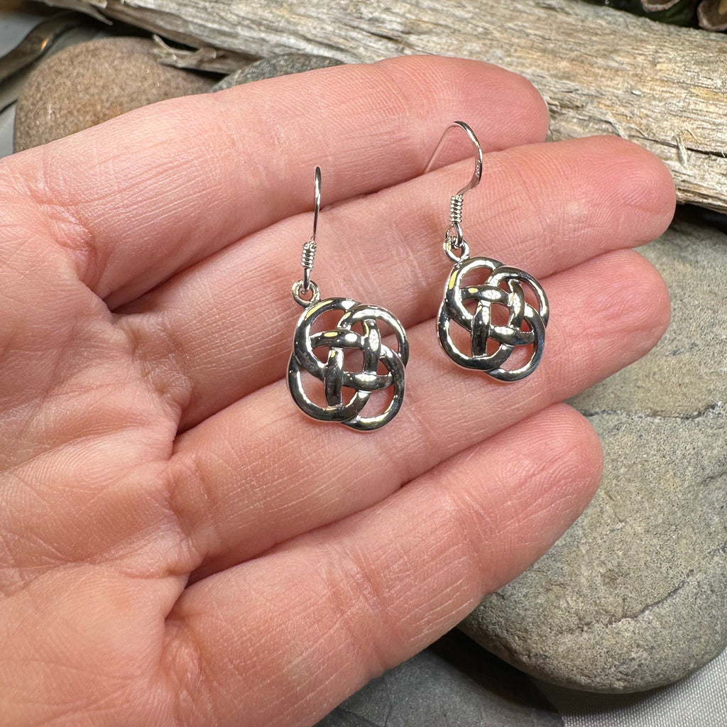 Classic Celtic Dara Knot Earrings