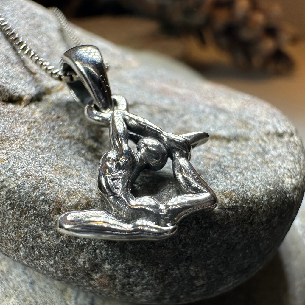 Mermaid Yoga Pose Necklace
