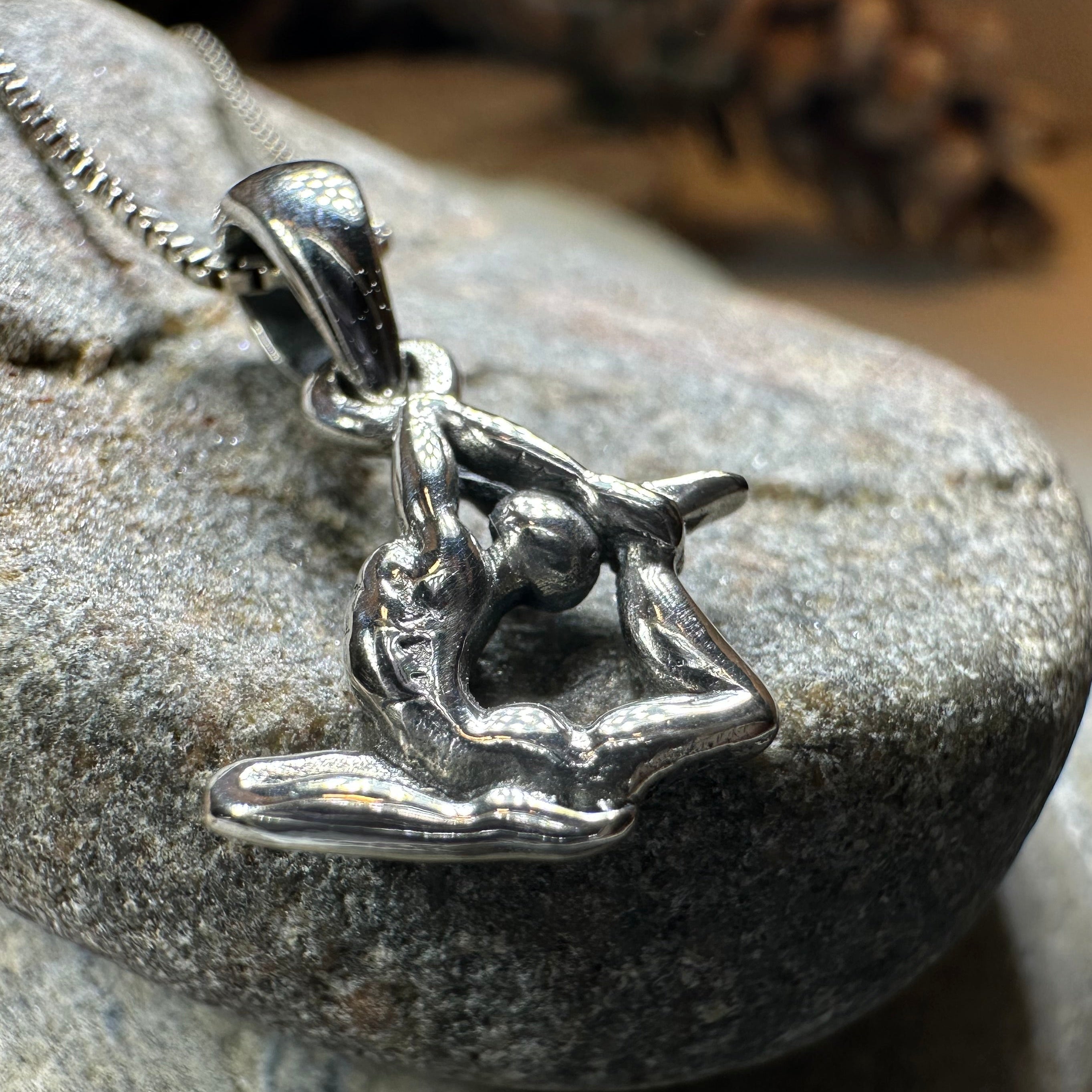 Mermaid Yoga Pose Necklace