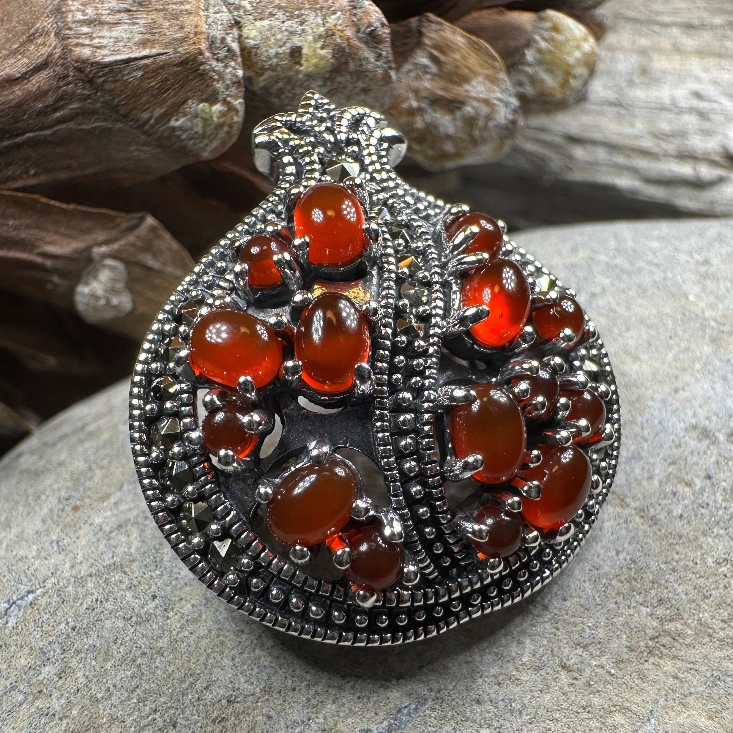 Ripe Pomegranate Brooch