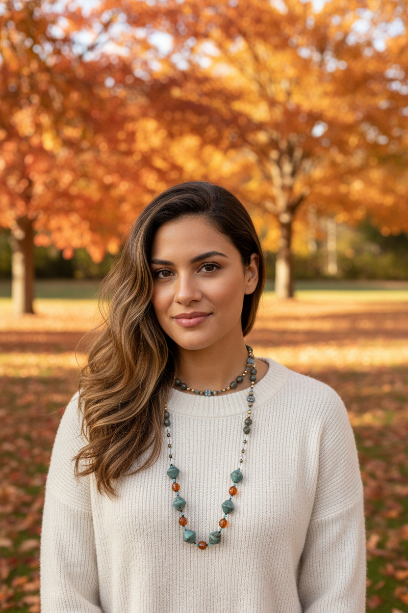 Duneflower Mist Long Necklace