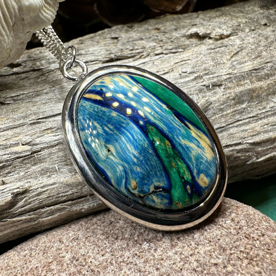 Scottish Highlands Necklace with Heathergems