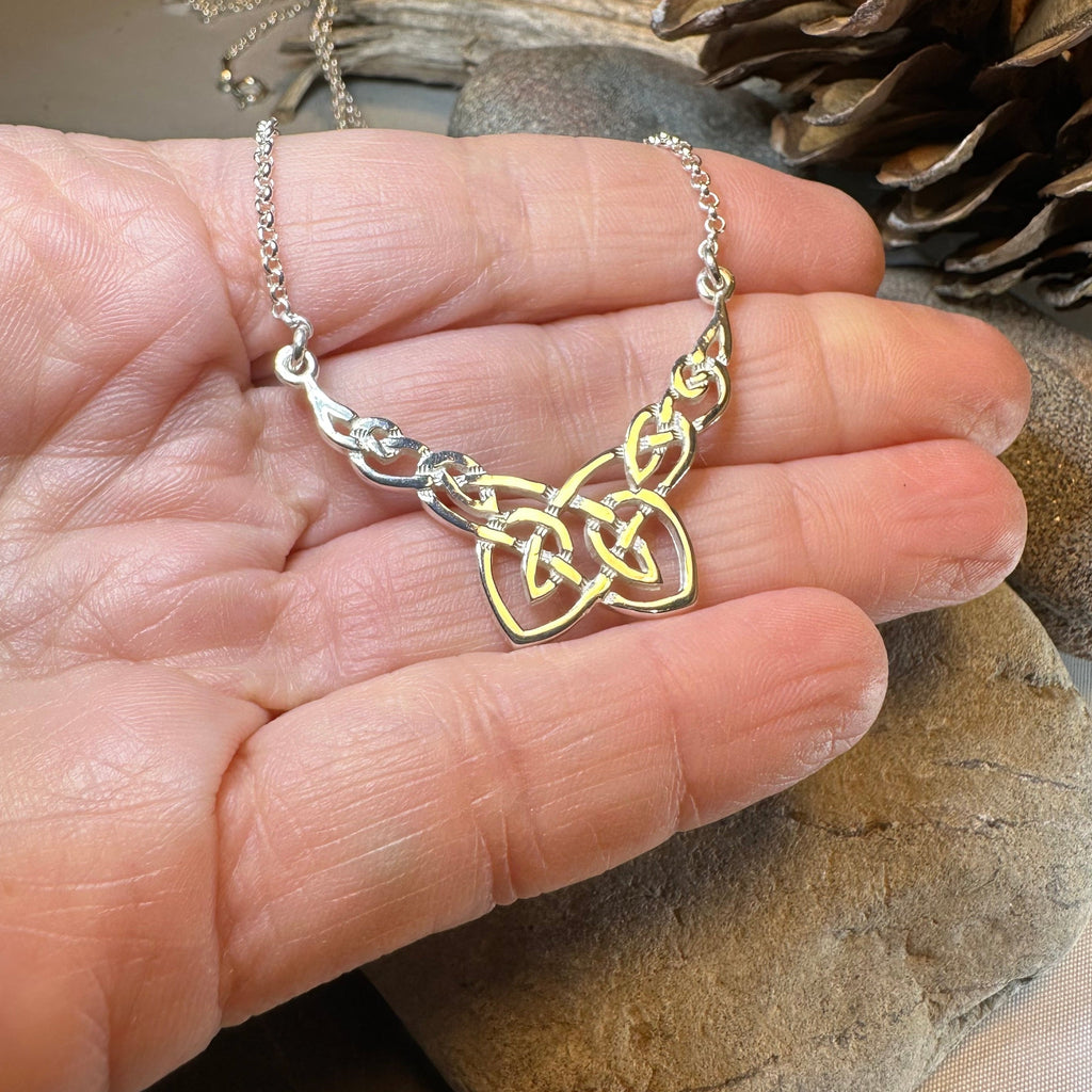 Trina Celtic Knot Necklace - Handmade in Scotland