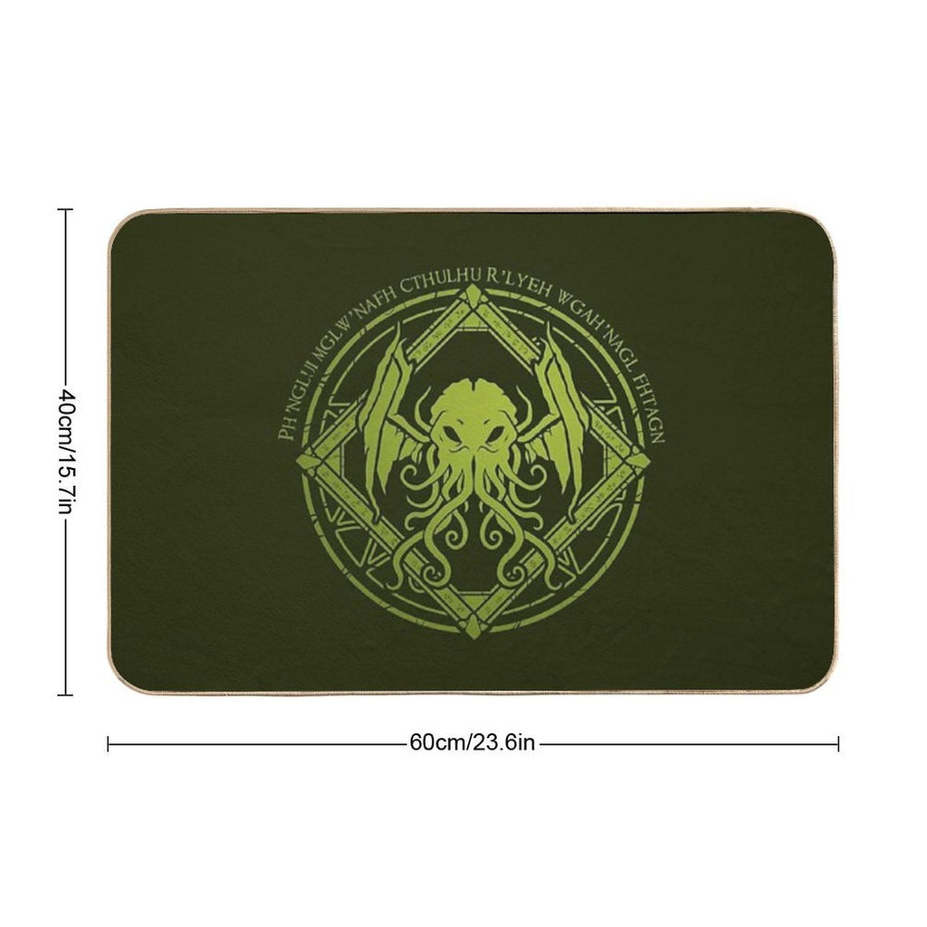 Cthulhu - Lovecraft - Tapis de bain antidérapant Chant Design